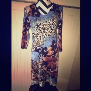 Alberto Makali Animal print dress